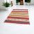 Indien Kilim tapis 140x200 Kilim moderne en coton