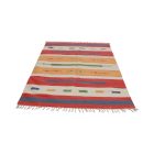 Indien Kilim tapis 140x200 Kilim moderne en coton