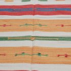 Indien Kilim tapis 140x200 Kilim moderne en coton