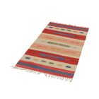 Indien Kilim tapis 70x140 tapis coton mince