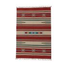 Indien Kilim tapis 140x200 Kilim coton moderne