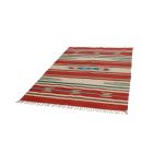 Indien Kilim tapis 140x200 Kilim coton moderne