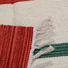 Indien Kilim tapis 140x200 Kilim coton moderne