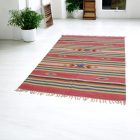 Tapis kilim Indien 140x200 tapis kilim moderne en coton