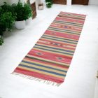 Indien Kilim coureur 60x240 Kilim coton moderne