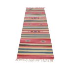 Indien Kilim coureur 60x240 Kilim coton moderne