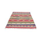 Tapis kilim Indien 140x200 tapis kilim moderne en coton