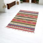Indien Kilim tapis 90x150 tapis coton mince
