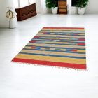 Indien Kilim tapis 170x240 Kilim moderne en coton