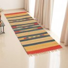 Indien Kilim coureur 60x200 Kilim coton moderne