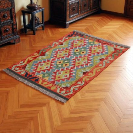 Tapis-Kilim-laine-tisse-main-Chobi-84x118-kilim-ethnique