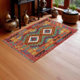 Tapis-Kilim-laine-fait-main-Chobi-82x118-Kilim-afghan