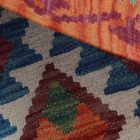 Tapis Kilim laine tissé main Chobi 86x129 tapis Kilim afghan