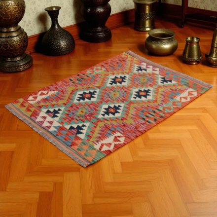 Tapis-Kilim-laine-tisse-main-Chobi-87x120-kilim-ethnique