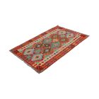 Tapis Kilim laine tissé main Chobi 156x98 tapis kilim multicolore