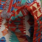Tapis Kilim laine tissé main Chobi 156x98 tapis kilim multicolore