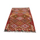 Tapis Kilim laine tissé main Chobi 156x108 tapis kilim multicolore
