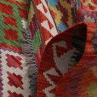 Tapis Kilim laine tissé main Chobi 156x108 tapis kilim multicolore