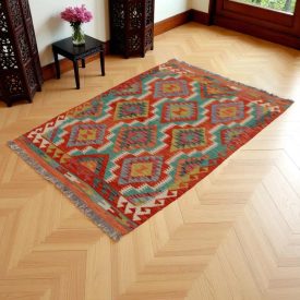 Tapis Kilim laine fait main Chobi 149x101 tapis nomade kilim