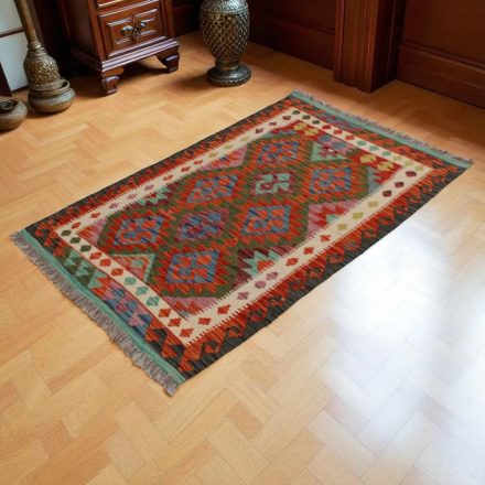Tapis-Kilim-laine-tisse-main-Chobi-161-x97-kilim-ethnique