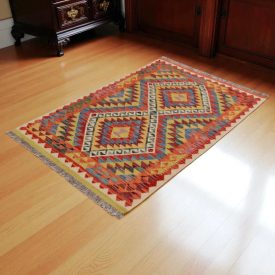 Tapis Kilim laine fait main Chobi 160x103 tapis kilim ethnique