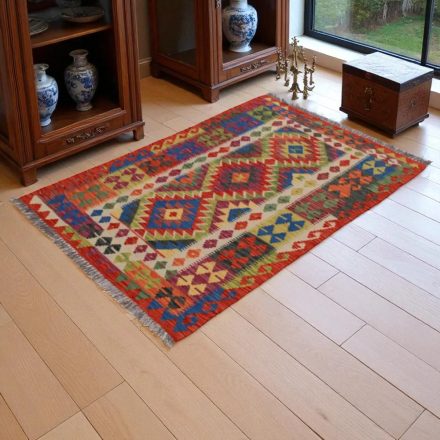 Tapis Kilim laine tissé main Chobi 141x100 tapis Kilim afghan