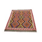 Tapis Kilim laine tissé main Chobi 153x104 tapis kilim multicolore