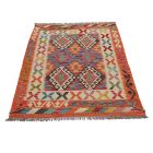 Tapis Kilim laine tissé main Chobi 148x103 tapis kilim multicolore