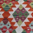 Tapis Kilim laine tissé main Chobi 157x102 tapis kilim multicolore