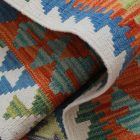 Tapis Kilim laine tissé main Chobi 156x93 tapis kilim multicolore