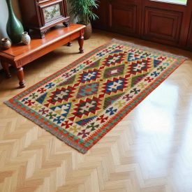 Tapis-Kilim-laine-tisse-main-Chobi-152-x98-Kilim-afghan