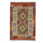 Tapis Kilim laine tissé main Chobi 153x100 tapis kilim multicolore