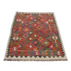 Tapis Kilim laine tissé main Chobi 153x98 tapis kilim multicolore
