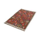 Tapis Kilim laine tissé main Chobi 153x98 tapis kilim multicolore