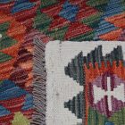 Tapis Kilim laine tissé main Chobi 153x98 tapis kilim multicolore