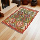 Tapis Kilim laine fait main Chobi 145x103 tapis kilim multicolore