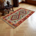 Tapis Kilim Chobi 98x144 Kilim ethnique tissé à la main