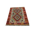 Tapis Kilim Chobi 98x144 Kilim ethnique tissé à la main