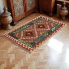 Tapis-Kilim-laine-tisse-main-Chobi-148-x99-Kilim-nomade