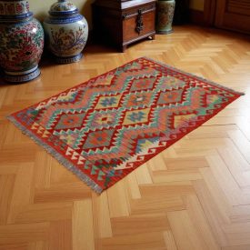 Tapis Kilim laine fait main Chobi 150x101 tapis Kilim afghan