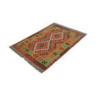 Tapis Kilim laine tissé main Chobi 148x100 tapis kilim multicolore