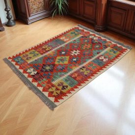 Tapis Kilim laine fait main Chobi 149x99 tapis Kilim afghan