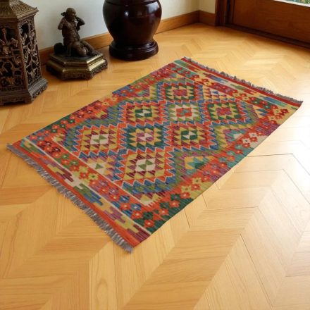 Tapis-Kilim-laine-fait-main-Chobi-144-x102-kilim-ethnique