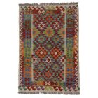 Tapis Kilim laine tissé main Chobi 148x100 tapis kilim multicolore