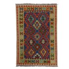 Tapis Kilim laine tissé main Chobi 148x93 tapis nomade kilim