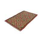 Tapis Kilim laine tissé main Chobi 157x104 tapis kilim multicolore