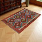 Tapis Kilim laine fait main Chobi 149x102 tapis nomade kilim