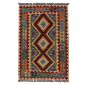 Tapis Kilim laine tissé main Chobi 146x103 tapis Kilim afghan
