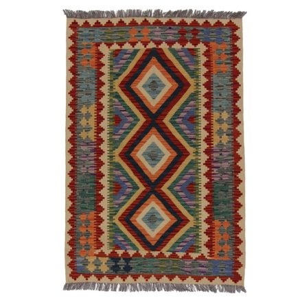 Tapis Kilim laine tissé main Chobi 146x103 tapis Kilim afghan