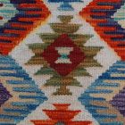 Tapis Kilim laine tissé main Chobi 157x102 tapis kilim multicolore